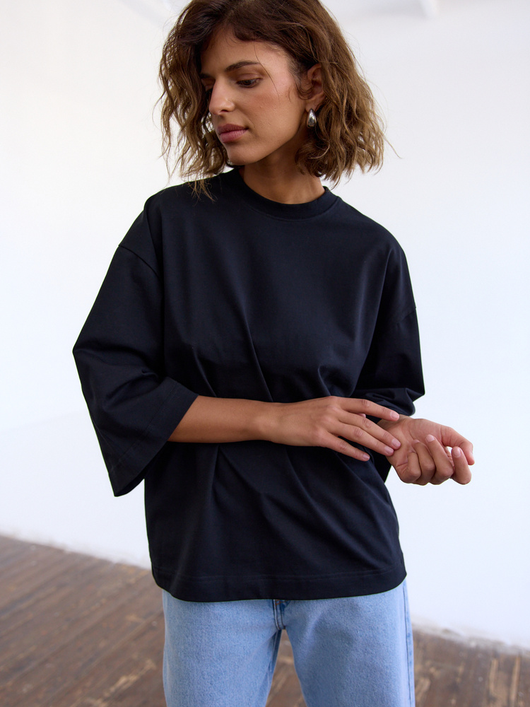 T-SHIRT OVER TEE BLACK