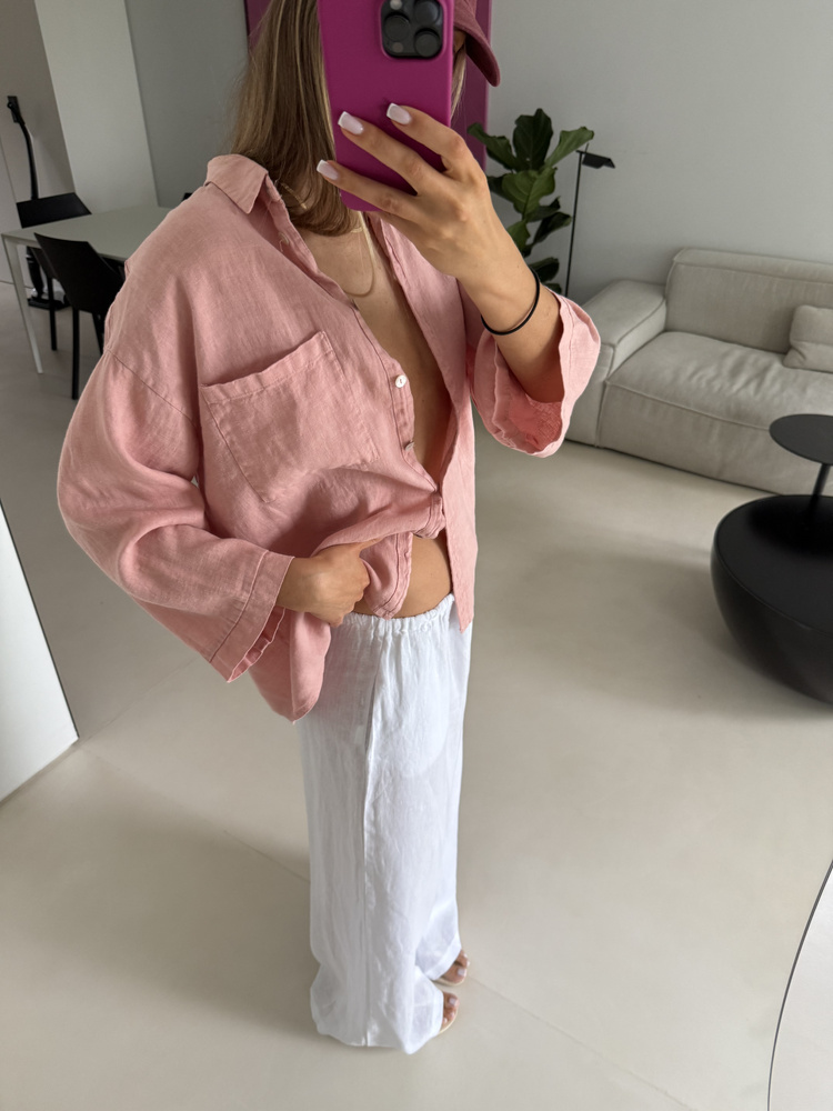 LNIANA KOSZULA BOX PEACH