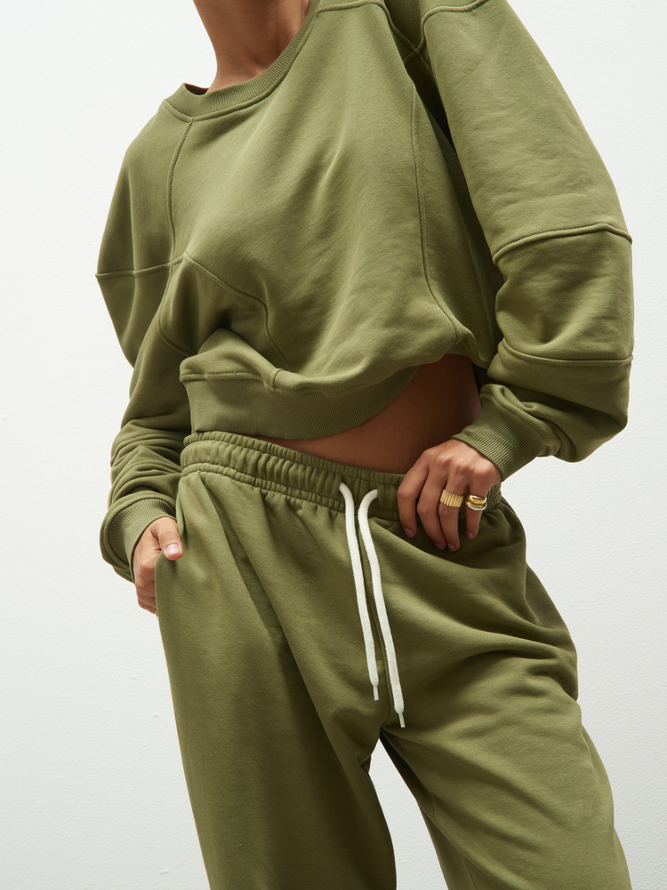 MILO OLIVE SWEATPANTS