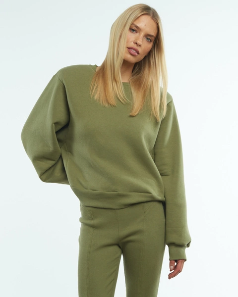 PADDED MILITARY SWEATSHIRT