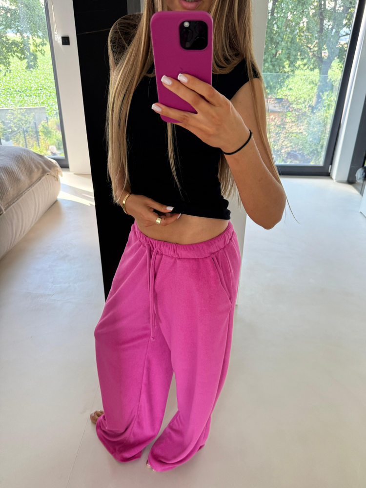 ARLO PINK FROTTE PANTS