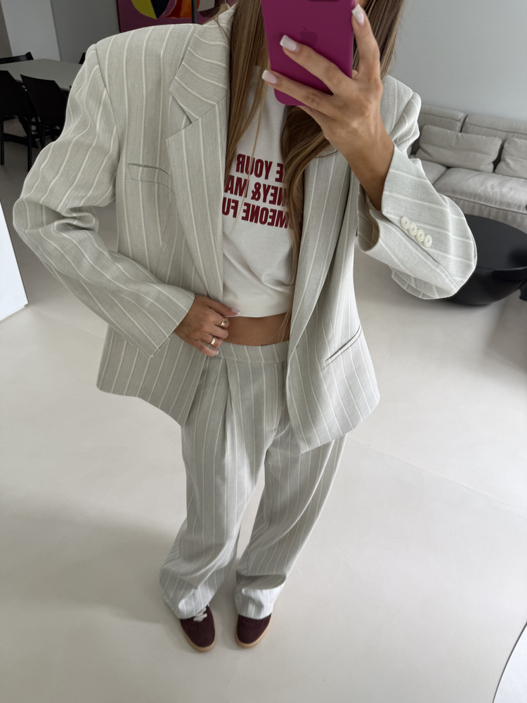 SAVONA GREY TALL PANTS