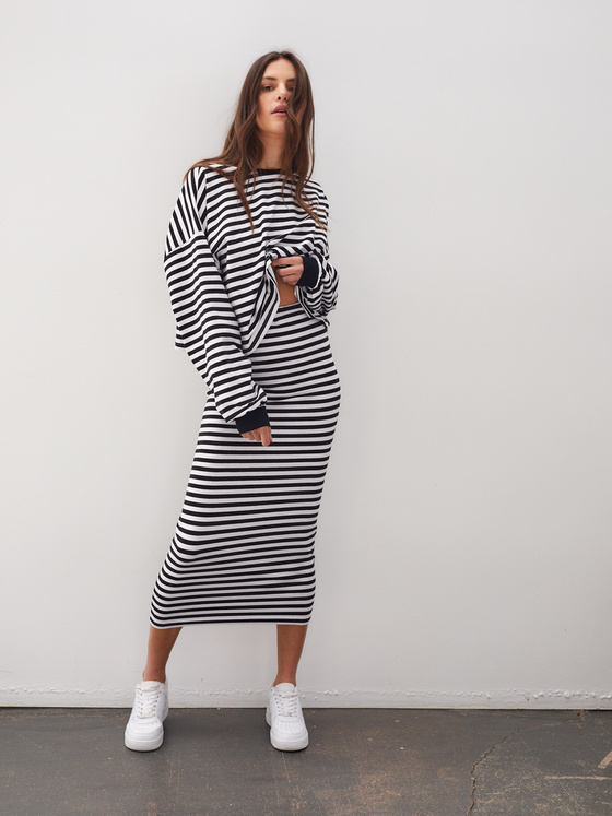 SPÓDNICA MAXI STRIPES 